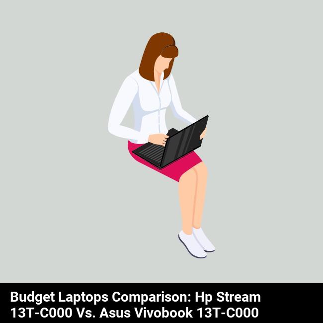 Budget Laptops Comparison: HP Stream 13t-c000 vs. Asus VivoBook 13t-c000