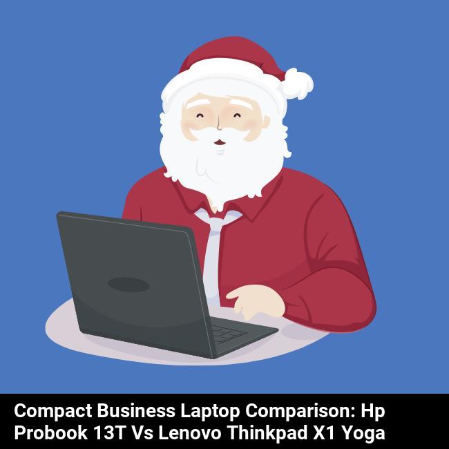 Compact Business Laptop Comparison: HP ProBook 13t vs Lenovo ThinkPad X1 Yoga