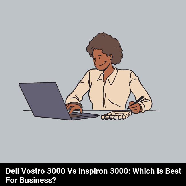 Dell Vostro 3000 vs Inspiron 3000: Which is Best for Business?