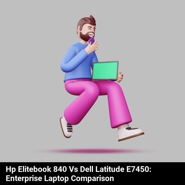 HP EliteBook 840 vs Dell Latitude E7450: Enterprise Laptop Comparison