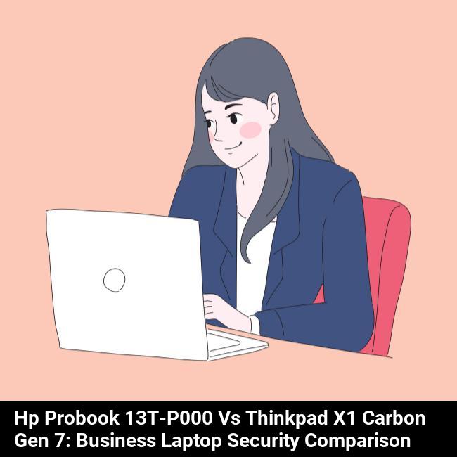 HP ProBook 13t-p000 vs ThinkPad X1 Carbon Gen 7: Business Laptop Security Comparison