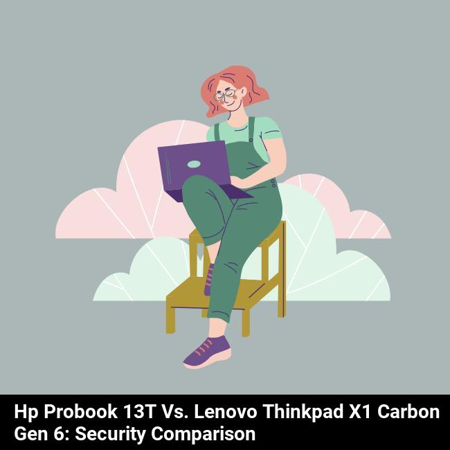 HP ProBook 13t vs. Lenovo ThinkPad X1 Carbon Gen 6: Security Comparison