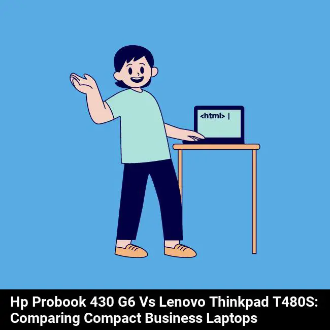 HP ProBook 430 G6 vs Lenovo ThinkPad T480s: Comparing Compact Business Laptops