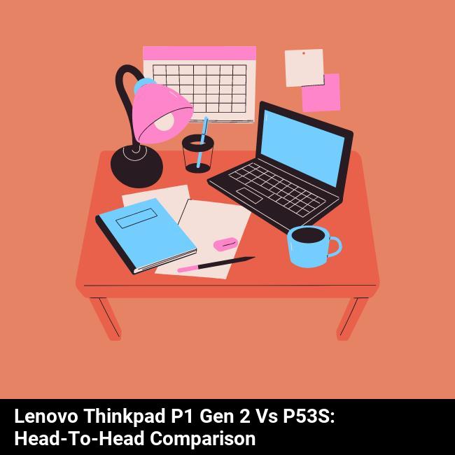 Lenovo ThinkPad P1 Gen 2 vs P53s: Head-to-Head Comparison